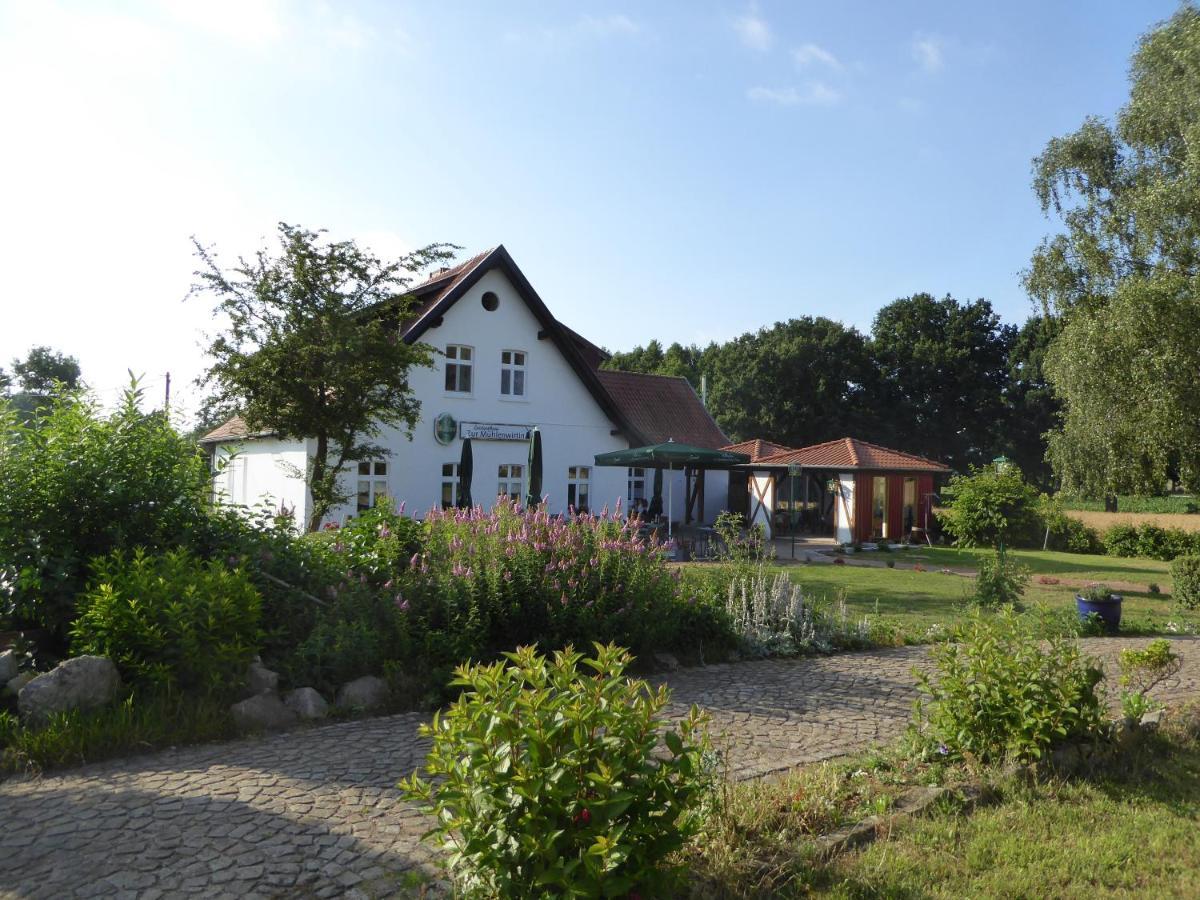 Landgasthaus Zur Muehlenwirtin Petershagen Bagian luar foto